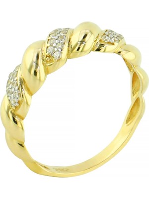 Altınkaynak 14 Ayar Altın Tasarım Yüzük  -  0205107