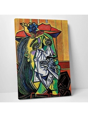 Şehzat Pablo Picasso - The Weeping Woman - Ağlayan Kadın Kanvas Tablo