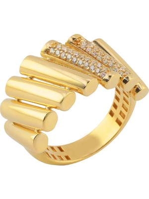 Altınkaynak 14 Ayar Altın Tasarım Yüzük  -  0181839