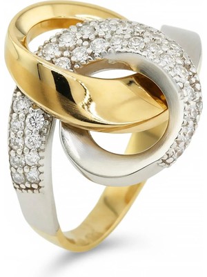 Altınkaynak 14 Ayar Altın Tasarım Yüzük  -  K221680