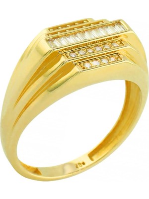 Altınkaynak 14 Ayar Altın Baget Yüzük  -  0201769