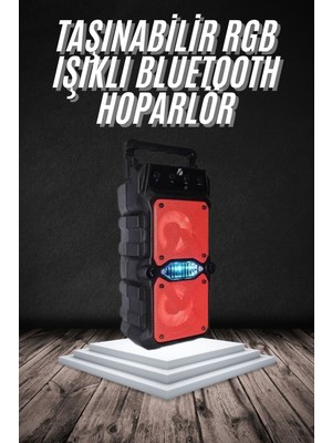 Bluetooth Hoparlör Çift Mikrofonlu Güçlü Ses Kaliteli Kesintisiz Kablosuz - Lisinya