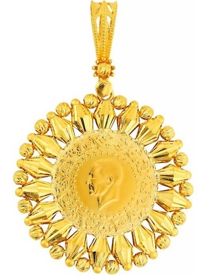 Altınkaynak 22 Ayar Altın Çeyrekli Kolye Ucu  -  0204975