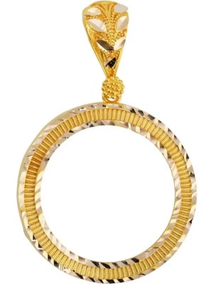 Altınkaynak 14 Ayar Altın Çerçeve Kolye Ucu  -  0188259