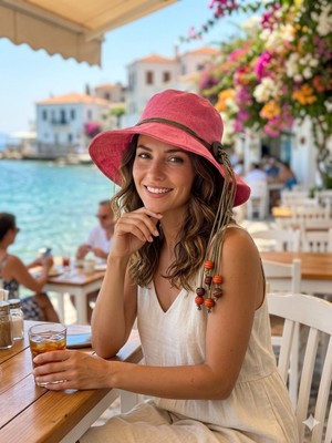 Şapkacımadam Kadın Kumaş Yazlık Şapka