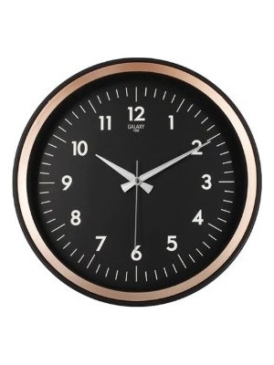 Go İthalat Galaxy Premium  1975-FG-AC-TA-KR Serisi  Duvar Saati  Kasa Bakır  Kadran Siyah
