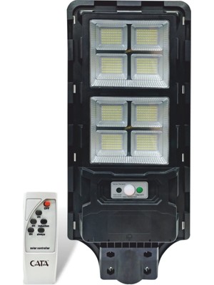 Cata Ct 4641 Solar Güneş Enerjili 250W Sensörlü Sokak Armatür 6400K Beyaz Işık