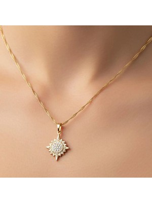 Xuping Jewelry Güneş Taşlı Model Kolye