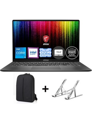 MSI Msı Modern 15 F13MG-869XTR Intel Core I5 1334U 8gb 1tb SSD Windows 11 Pro 15.6" Fhd Taşınabilir Bilgisayar + Çanta ve Stand