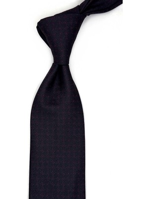 Kravatkolik Siyah Küçük Desen Mendilli Klasik Kravat KK13526