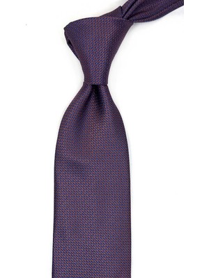 Kravatkolik Bakır Nokta Desen Mendilli Klasik Kravat KK13509