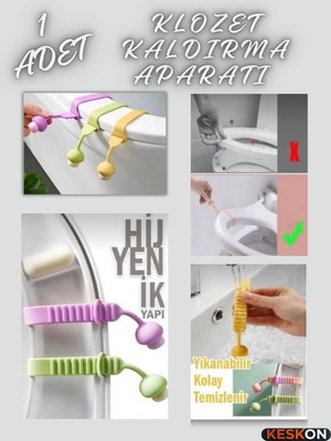 Keskon Mantar Şekilli Klozet Kaldırma Aparatı (1 Adet) – Rahat ve Pratik Kullanım Için Klozet Yükseltici