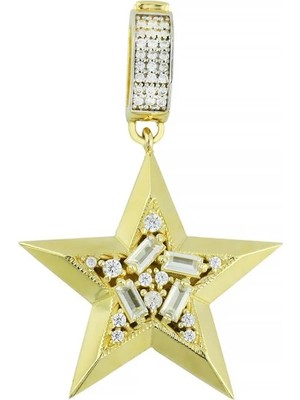 Altınkaynak 14 Ayar Altın Yıldızlı Kolye Ucu  -  0205255