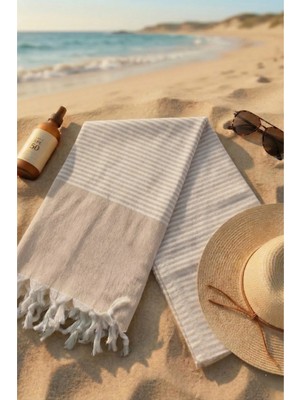 Virdis Home Selra %100 Pamuk Peştemal | Plaj, Havuz, Spa, Sauna, Seyahat Havlusu - 100X180 cm