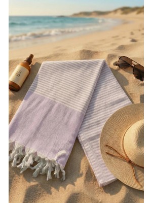 Virdis Home Selra %100 Pamuk Peştemal | Plaj, Havuz, Spa, Sauna, Seyahat Havlusu - 100X180 cm
