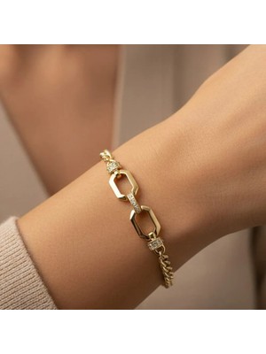 Xuping Jewelry Stil Incisi/xupıng Jewelry Henna Zirkon Taşlı Bileklik