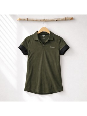 Macade Golf Kadın Parker Open T-Shirt WPO20211132 Olive