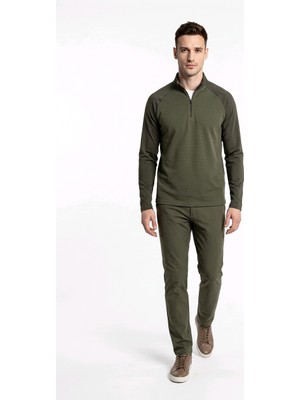 Macade Golf Tech Bomber Zip Erkek SW20220608 Olive
