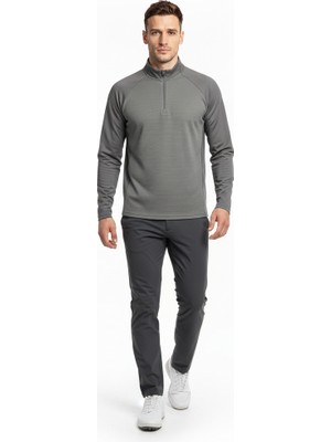 Macade Golf Tech Bomber Zip Erkek SW20211056 Gri
