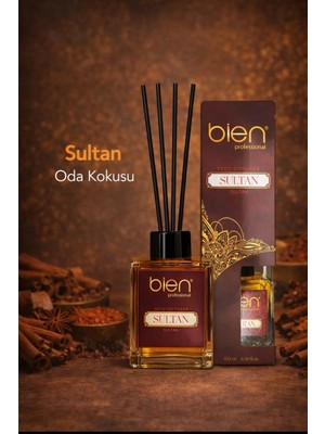 Bien Professional Sultan Çubuklu Oda Kokusu 100 ml Yoğun Esanslı Saray Esintisi Mistik ve Kalıcı Dekoratif Ev Kokusu