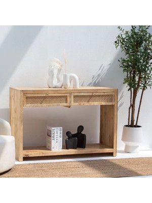 Şafak Mobilya Evora Hazeran Detaylı Masif Ahşap Dresuar