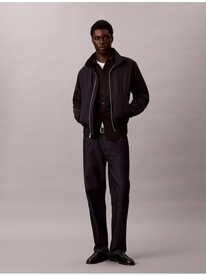 Calvin Klein Erkek Normal Kesim Pamuklu Uzun Kollu Siyah Gömlek LV04RF113G-UB1
