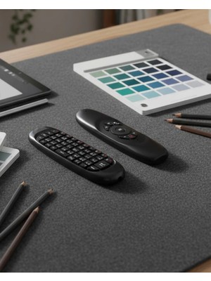 Akinco 3’ü 1 Arada Kablosuz Hava Mouse Mini Klavye Kumanda