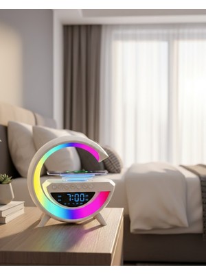Kablosuz Bluetooth Hoparlör Rgb Aydınlatmalı Çoklu Medya Destekli - Lisinya
