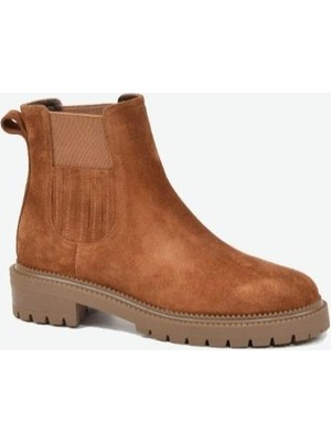 Bota Kuum K2200 Kadın Günlük Hakiki Süet Deri Chelsea Bot