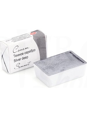 St. Petersburg St.petersburg Beyaz Gece Tam Tablet Metalik Suluboya 2,5 ml N:962 Silver Deep