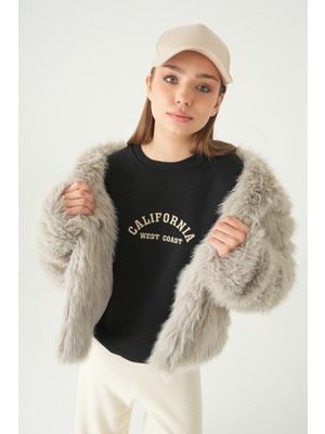 Rays 1403 Baskılı Sweat Siyah