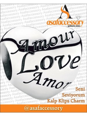 Seni Seviyorum Kalp Charm