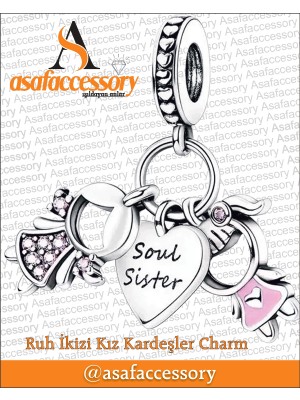 Ruh Ikizi Kız Kardeşler Charm
