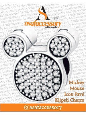 Mickey Mouse  Pave  Charm