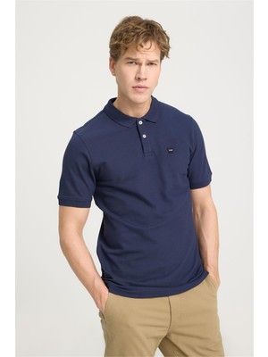 Wrangler W7D5K4XX2T 410 Navy Erkek Polo T-Shırt
