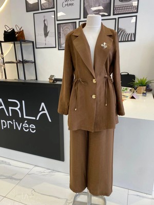 Otto Desigen Desen Kumaş Ceket Takım