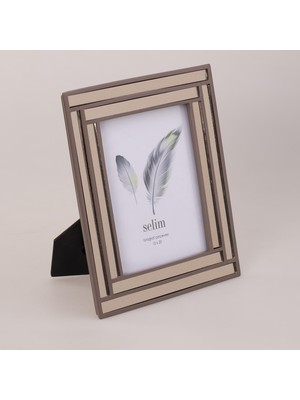 Selim 15X20 Lara Aynalı Çerçeve Taupe