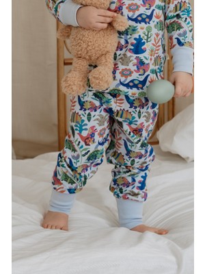 Oh la la Koala For Little Ones Dinozor Desenli Pijama Alt