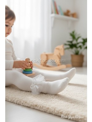 Renk Yapı Rüyası Tütülü Pamuklu Kız Çocuksoket Çorap Bayramlık Kız Çocuk Soket Çorap