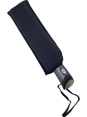 Baginn Snotline-April Erkek Şemsiye Çanta Boy Siyah Renk 10 Telli Tam Otomatik Tek Tuşla Açma-Kapama