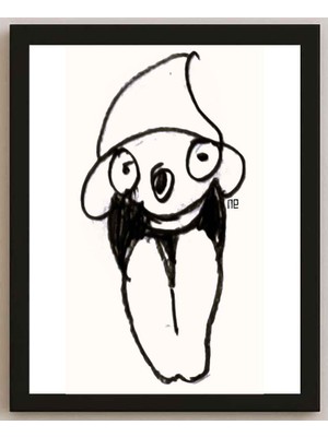 Karikatural Nezih Danyal Tipler Kişiye Özel Sertifikalı Sınırlı Fine Art Karikatür Baskı NTP00150