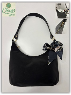 Clover Store Kadın Şal Detaylı Şık Omuz Çantası