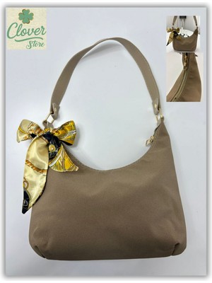 Clover Store Kadın Şal Detaylı Şık Omuz Çantası