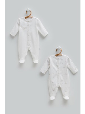 Caramell 0-3 Ay Arası Love Time Ikili Tulum - Ekru