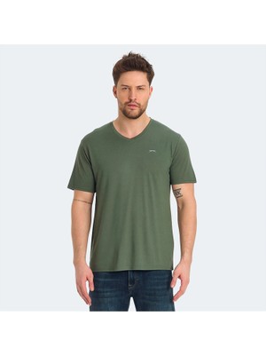 Slazenger Krakker Hakı Erkek T-Shırt