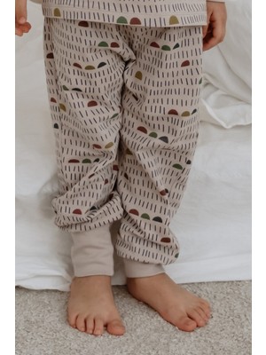 Oh la la Koala For Little Ones Geometrik Desenli Pijama Alt
