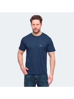 Slazenger Krater Lacivert Erkek T-Shırt