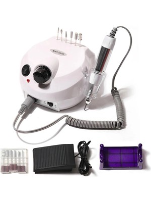 Elektrikli Profesyonel Freze Tırnak Törpü Manikür Pedikür Makinesi Nail 85W 35000 Rpm ( Lisinya )