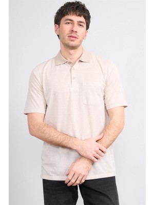 Çetinkaya Mentality 4626 Polo Yaka Regular Modelli T-Shirt Toprak