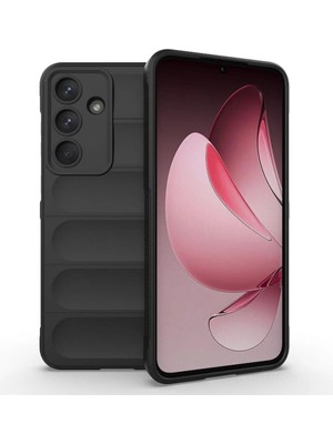 Bovinox Samsung Galaxy S24 Fe Kılıfı Darbe Emici Puffer Tasarım Kamera Korumalı Silikon Şişme Görünümlü